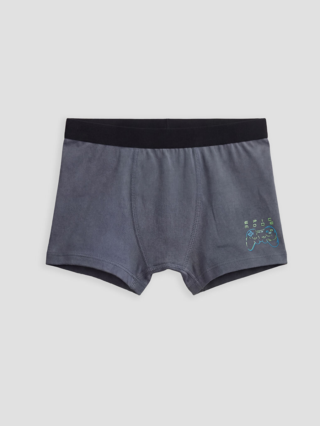 Siyah Desenli Erkek Çocuk Boxer 3'lü-2