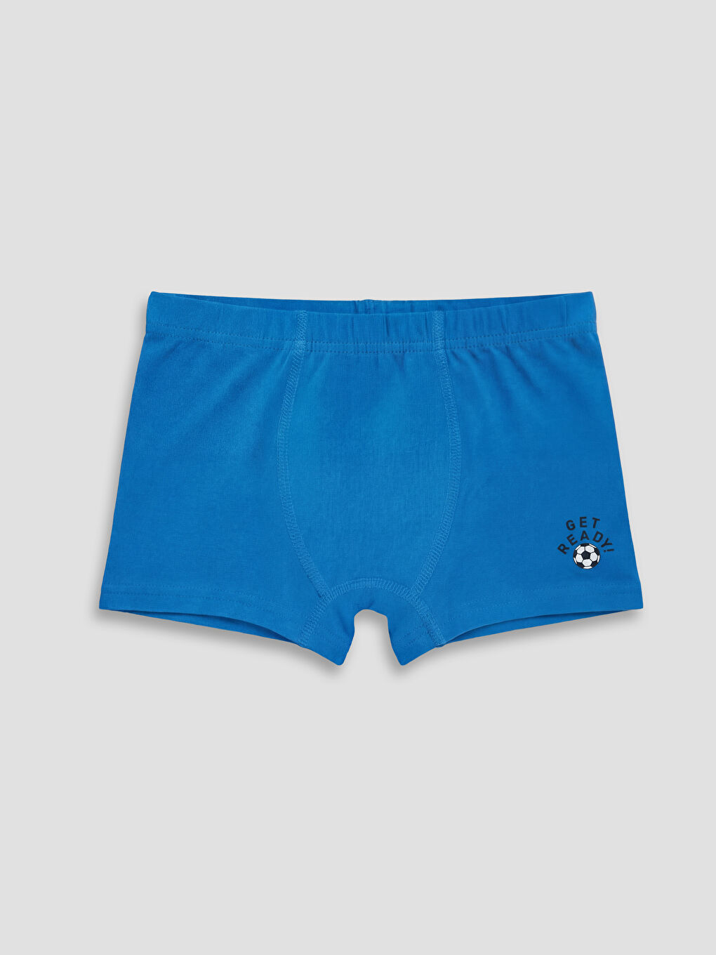 Gri Baskılı Erkek Çocuk 3'lü Boxer-5