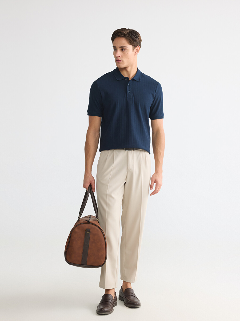 Polo Collar Men's T-shirt-1