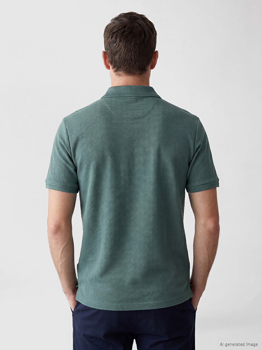 Polo Collar Men's T-shirt-2