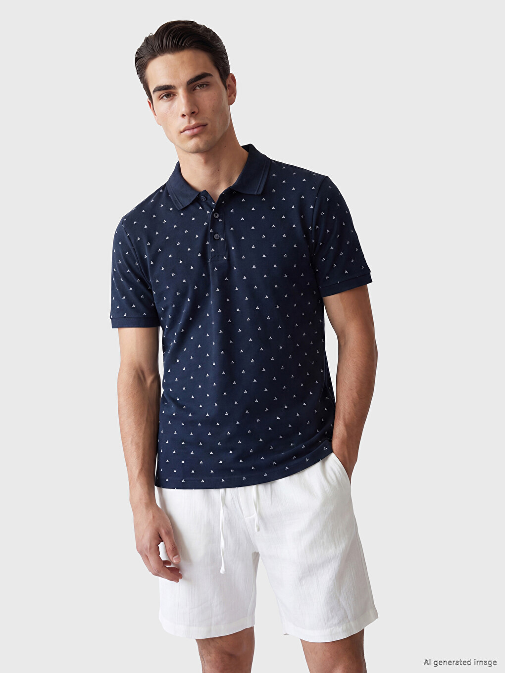 Polo Collar Men's T-shirt