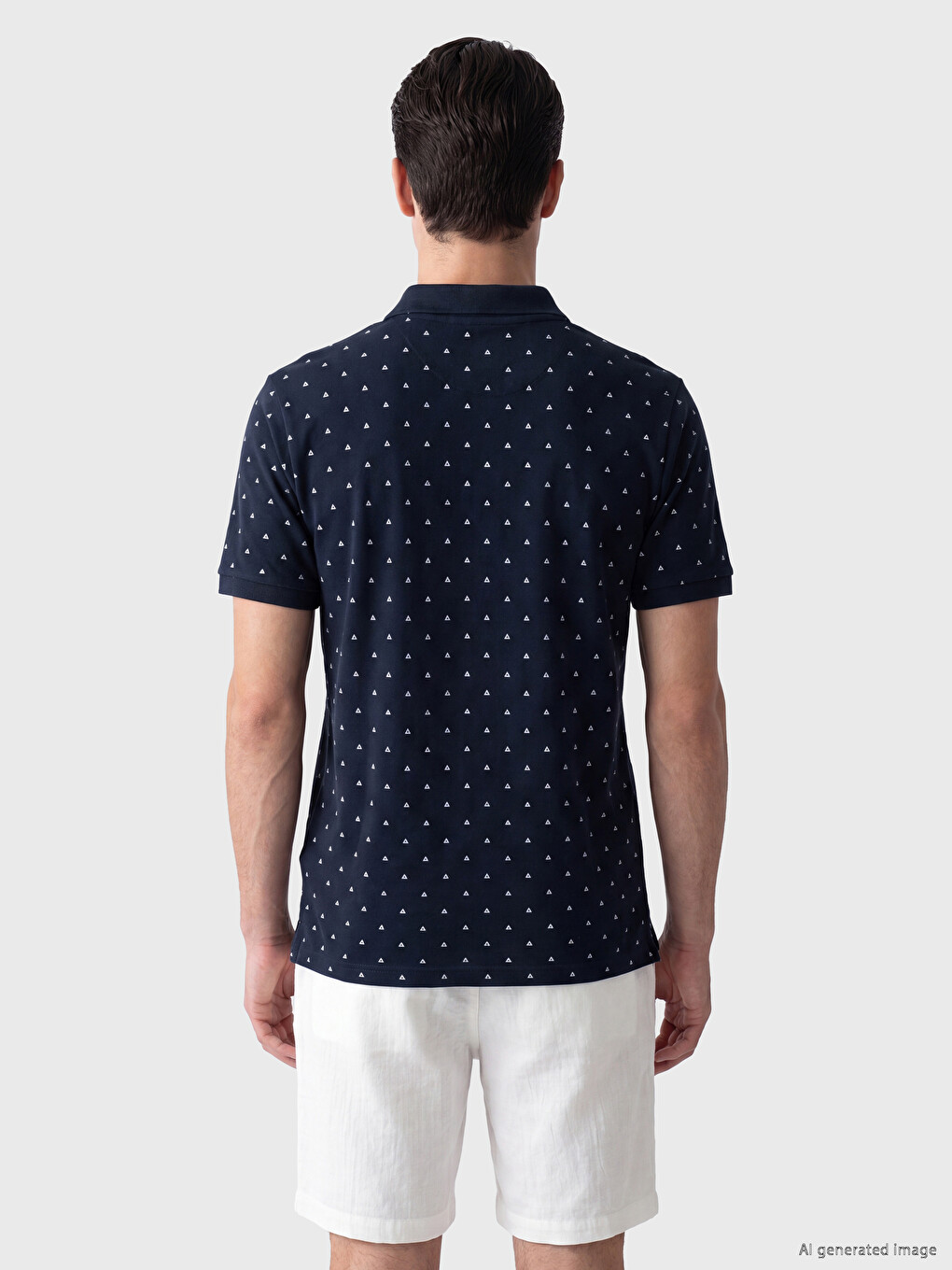Polo Collar Men's T-shirt-2