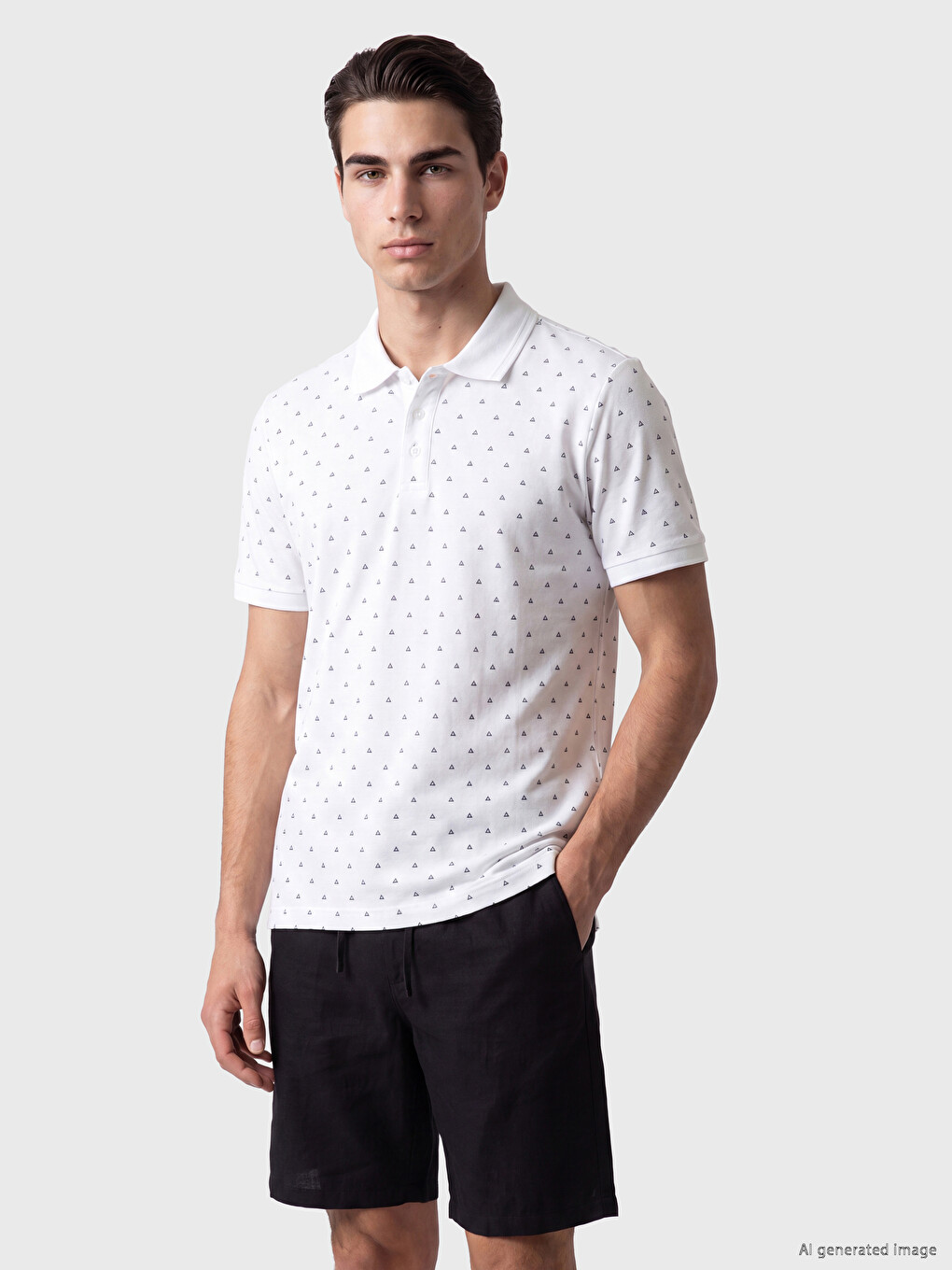 Polo Collar Men's T-shirt