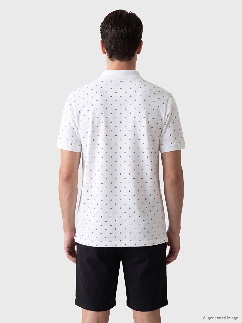 Polo Collar Men's T-shirt-2