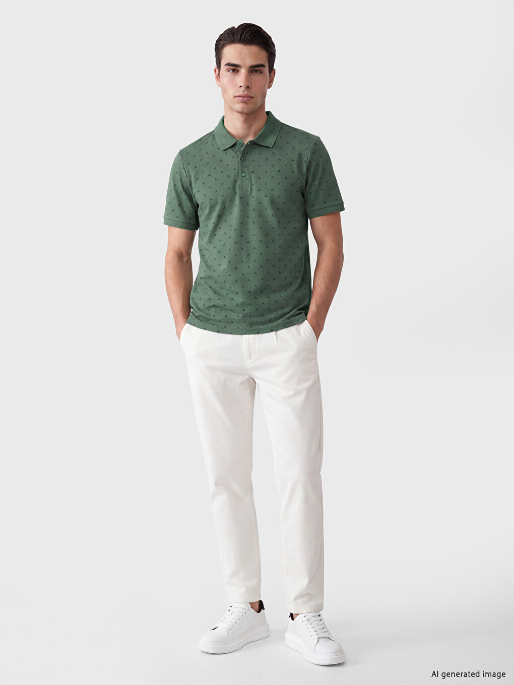 Tricou Polo Cu Guler Pentru Bărbați-1