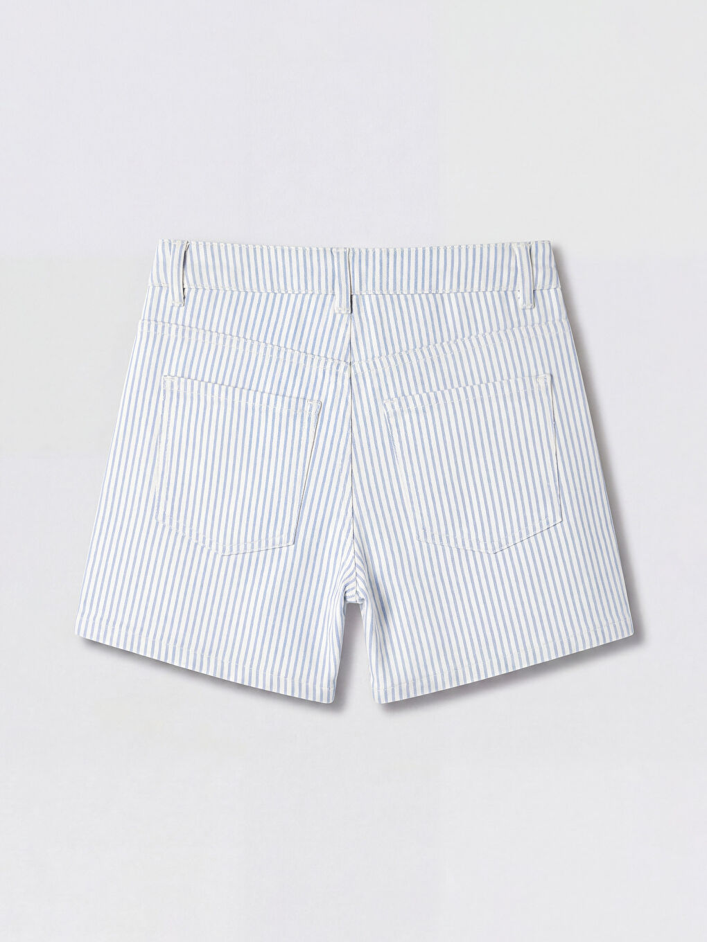 Mavi Kız Çocuk Gabardin Şort-1