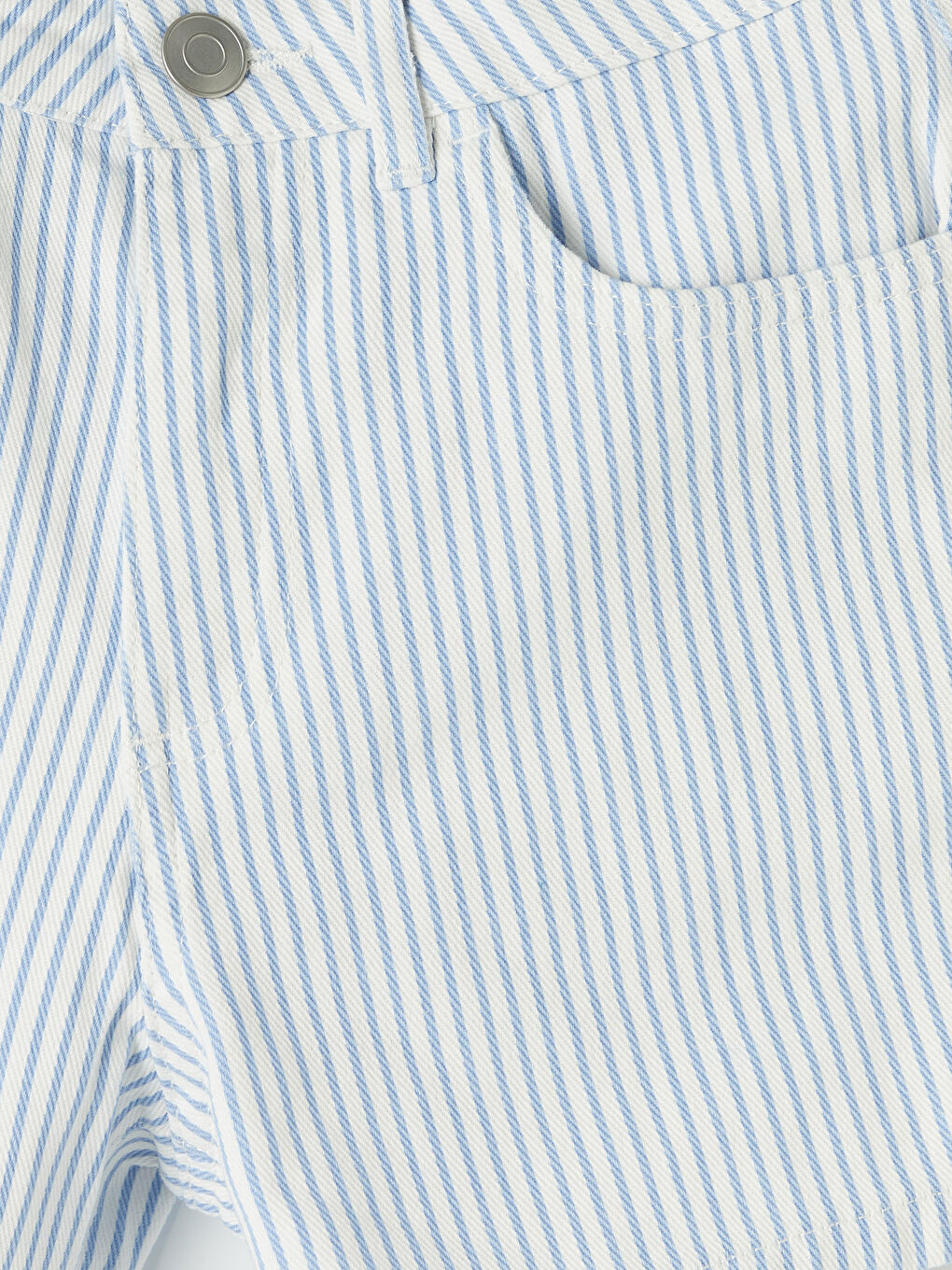 Mavi Kız Çocuk Gabardin Şort-2