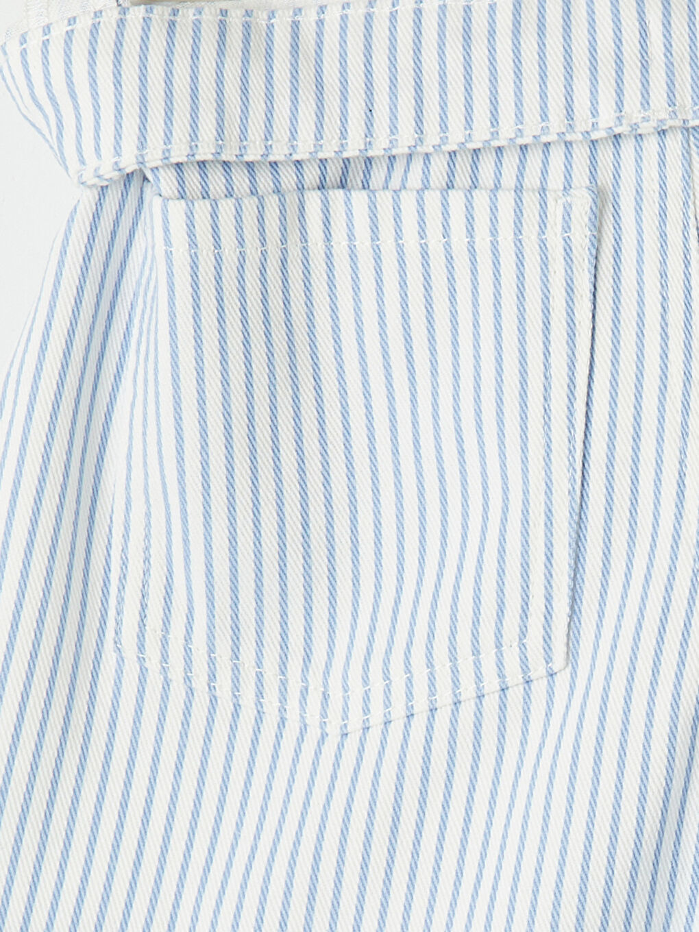 Mavi Kız Çocuk Gabardin Şort-4