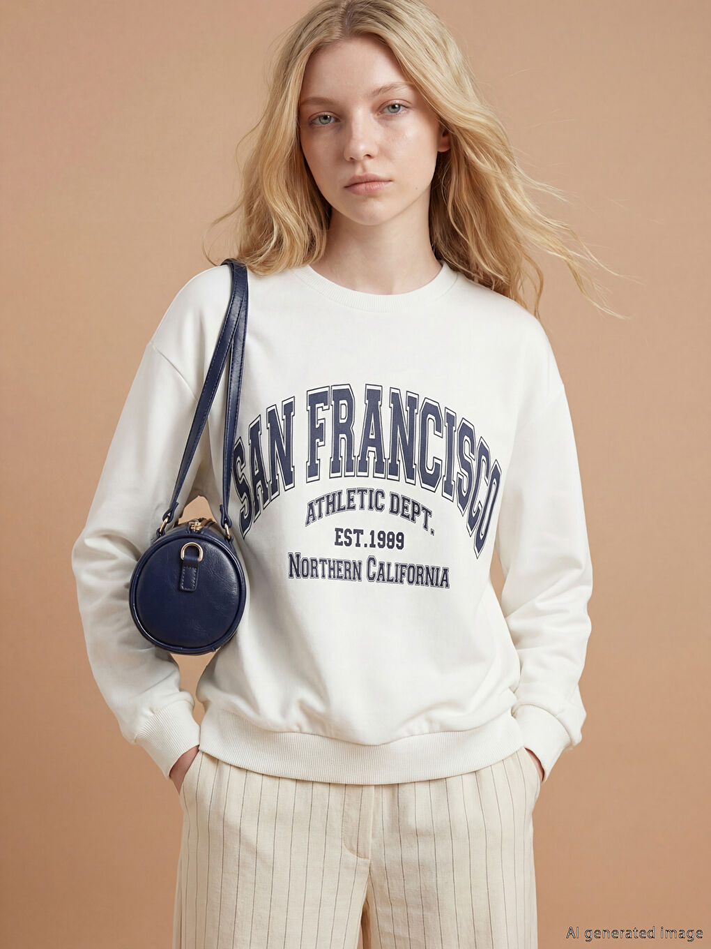 San Francisco Printed Women's Thick Sweatshirt