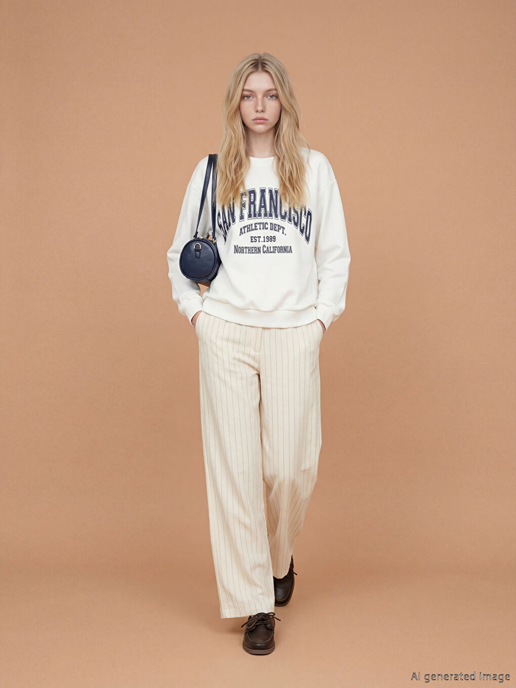 San Francisco Printed Women's Thick Sweatshirt-1