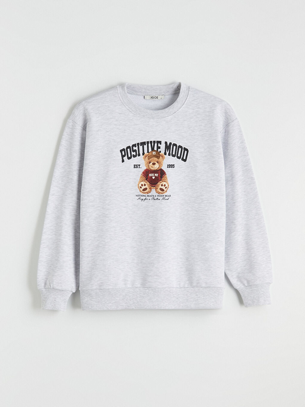 Teddy Bear Printed Oversize Women's Thick Sweatshirt