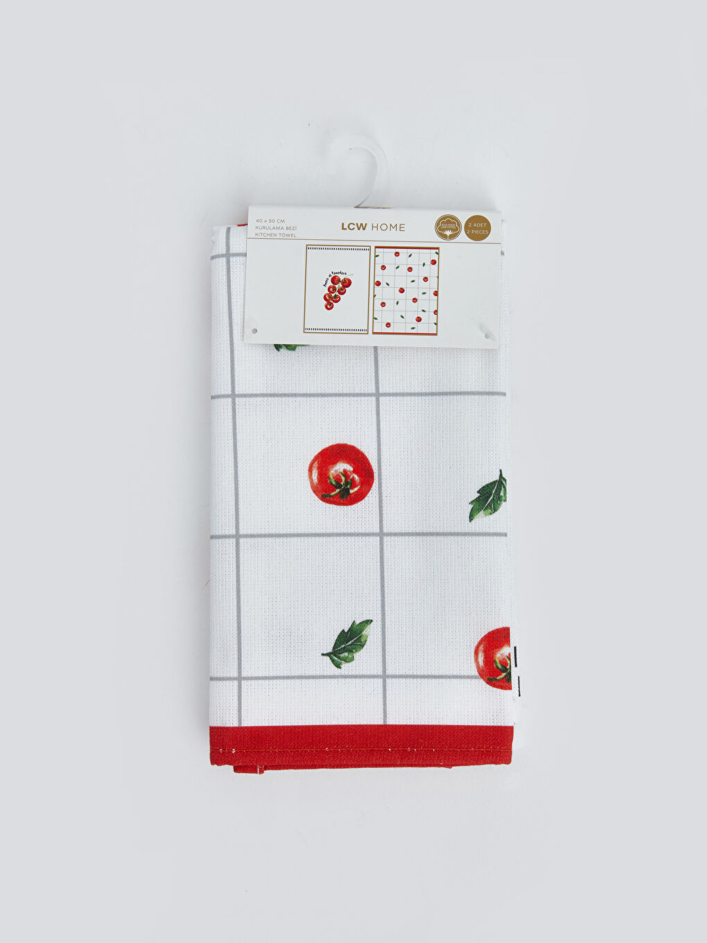 Karışık Desenli Kurulama Bezi 2'li 40x50 cm-1