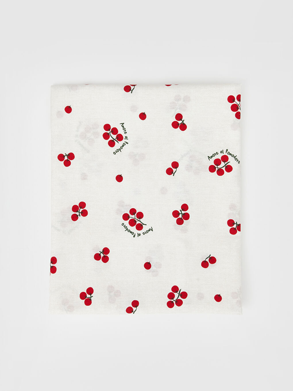 Karışık Domates Baskılı Masa Örtüsü 150x150 cm-1