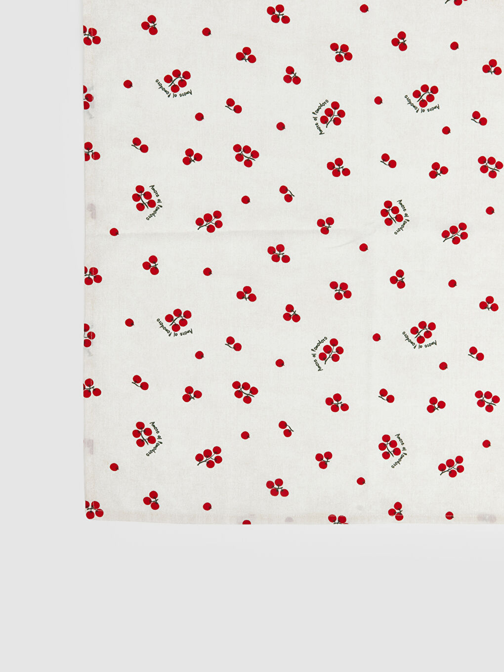 Karışık Domates Baskılı Masa Örtüsü 150x150 cm-2