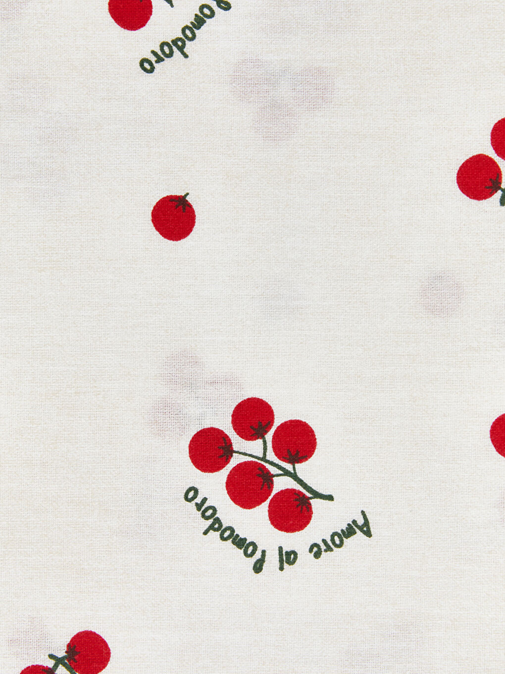 Karışık Domates Baskılı Masa Örtüsü 150x150 cm-6