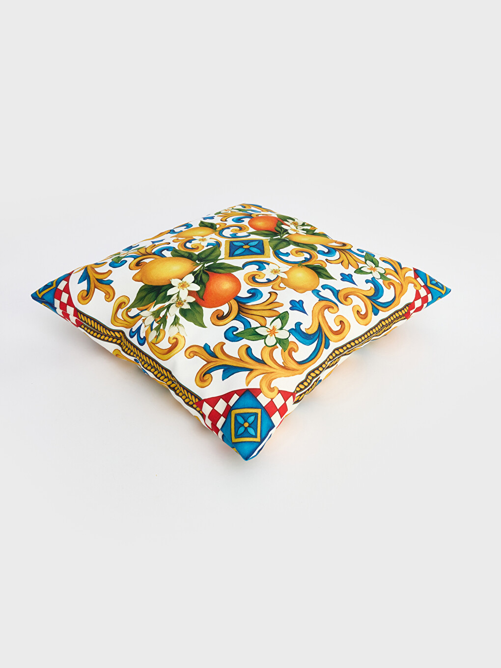 Limon Figürlü Kırlent 45x45 cm-3