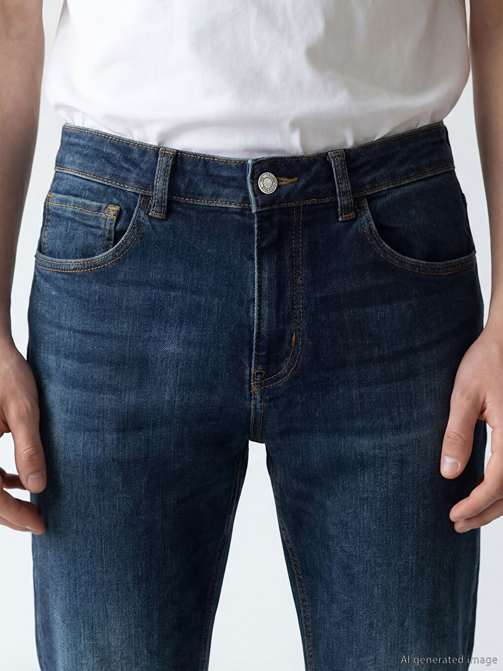 Gri 750 Slim Fit Erkek Jean Pantolon-2