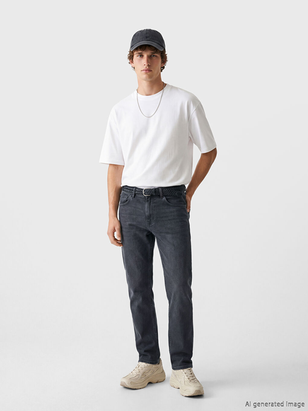 Gri 750 Slim Fit Erkek Jean Pantolon