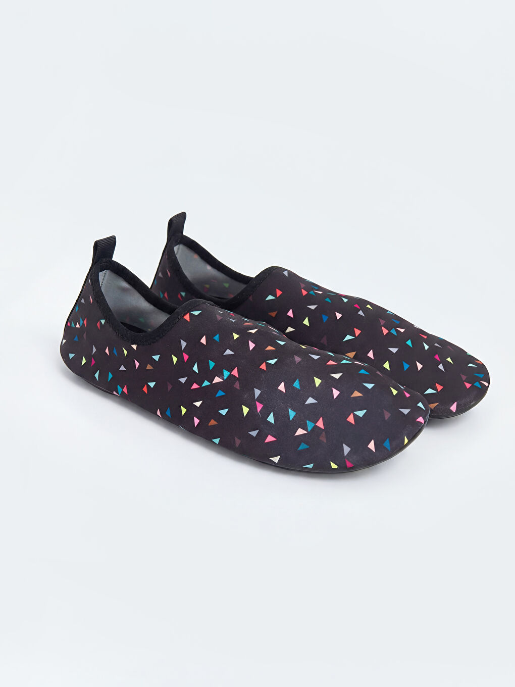 Siyah Desenli Kadın Deniz Ayakkabısı