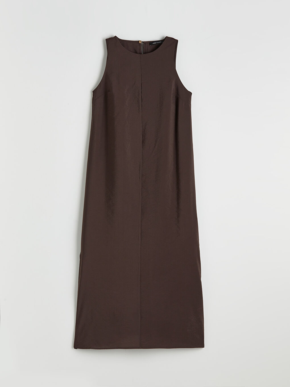 дөңгелек жағалы модал қоспасынан көйлек-4