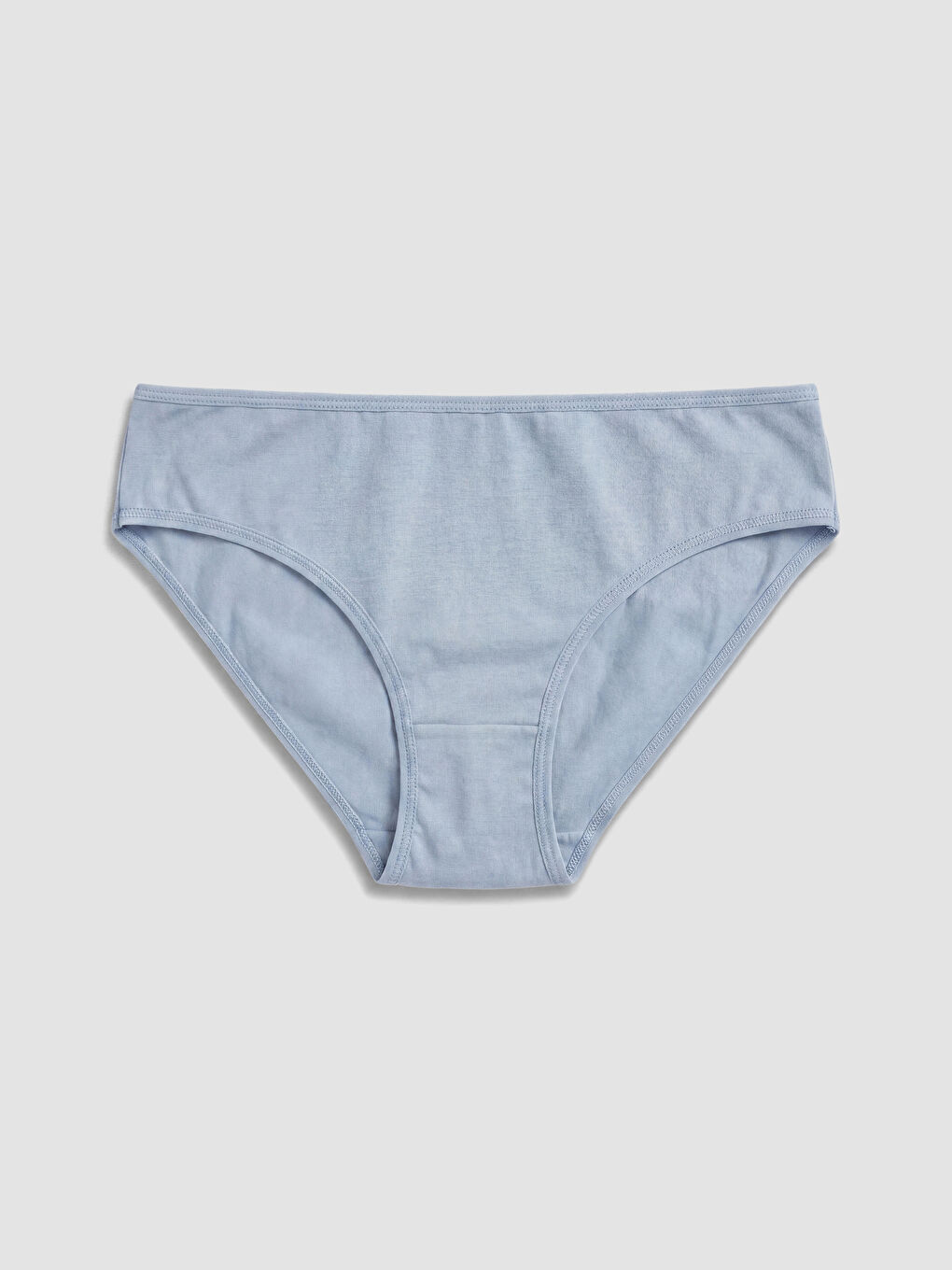 Pembe Düz Bikini Külot 3'lü-2
