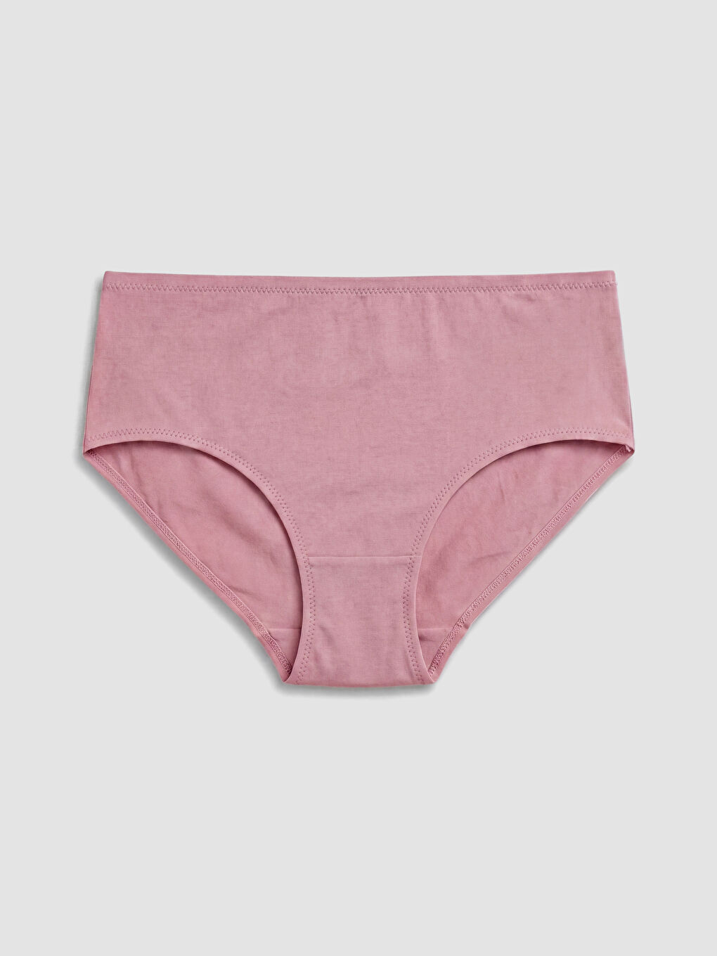 Pembe Yüksek Bel Klasik Külot 3'lü-4