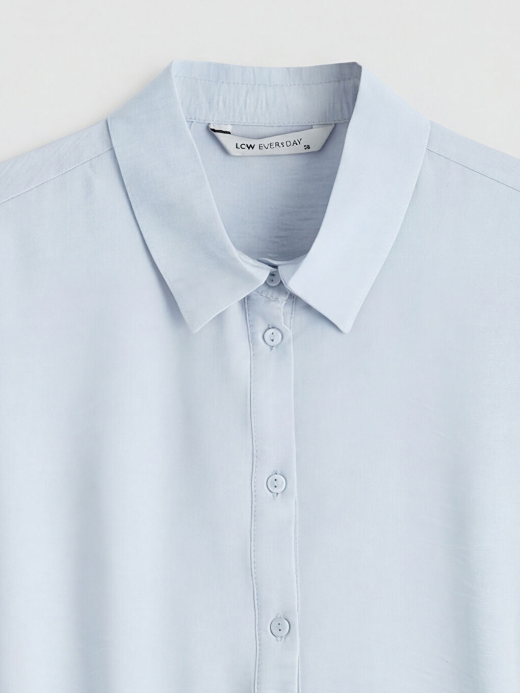 Mavi Büzgülü Kadın Gömlek Tunik-3