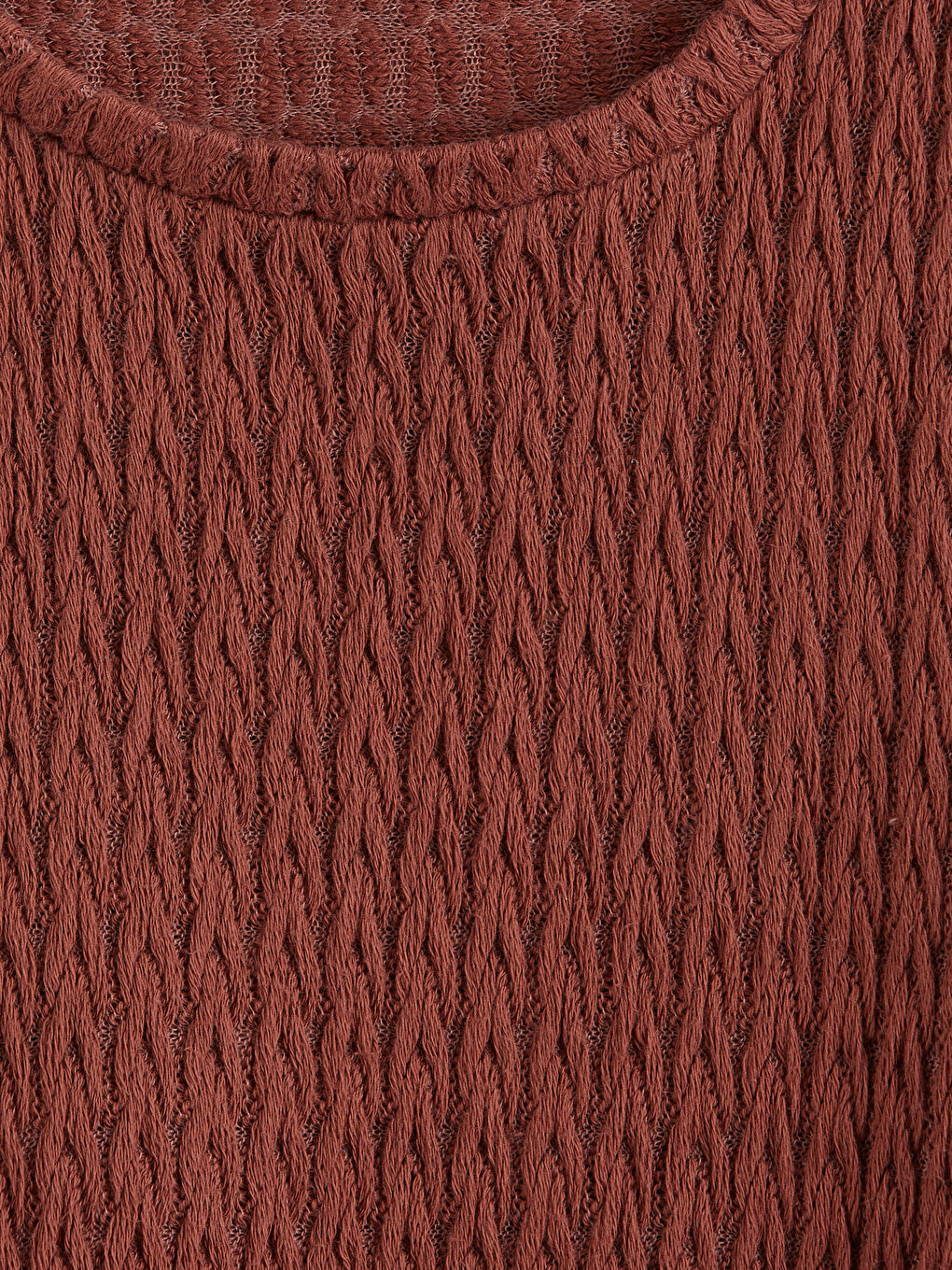 Ekru Bisiklet Yaka Kız Çocuk Triko Süveter ve Tişört-5