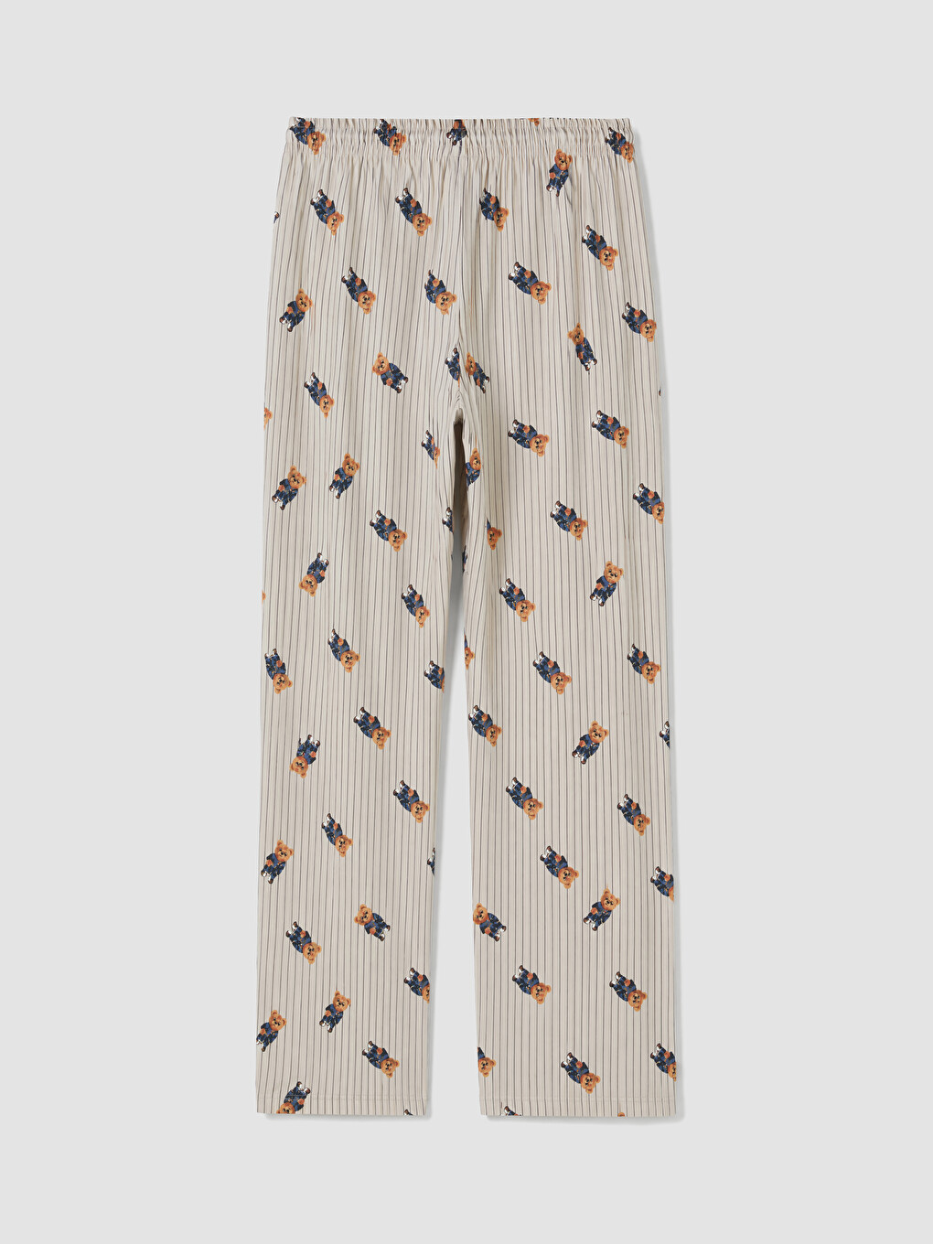 Set de Pijamale pentru Bărbați, Croială Regular, Imprimat Teddy-10