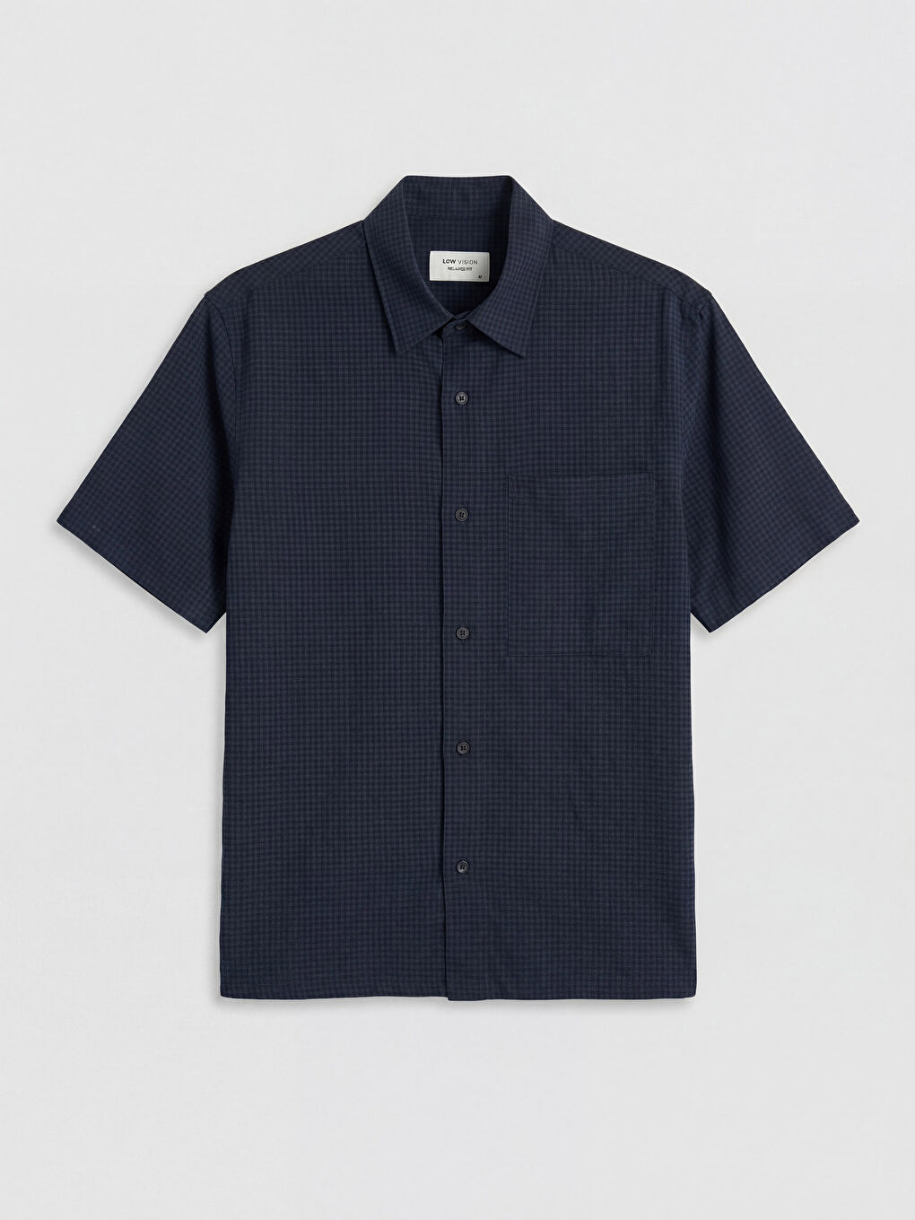 Lacivert Regular Fit Kareli Erkek Gömlek