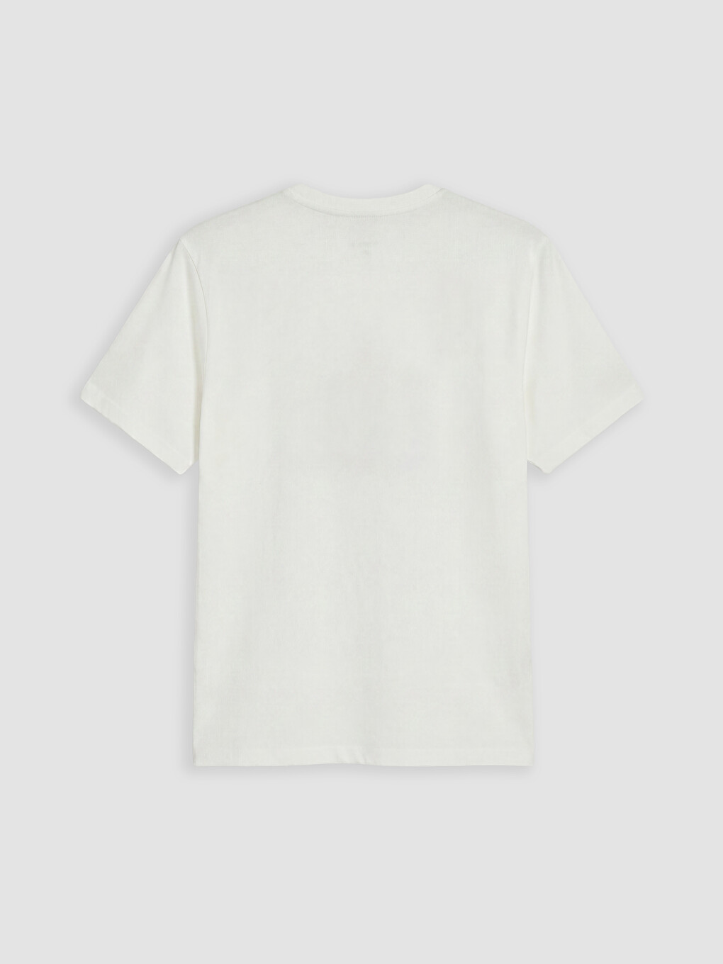 Ekru Bisiklet Yaka Baskılı Erkek Pijama Üstü-1