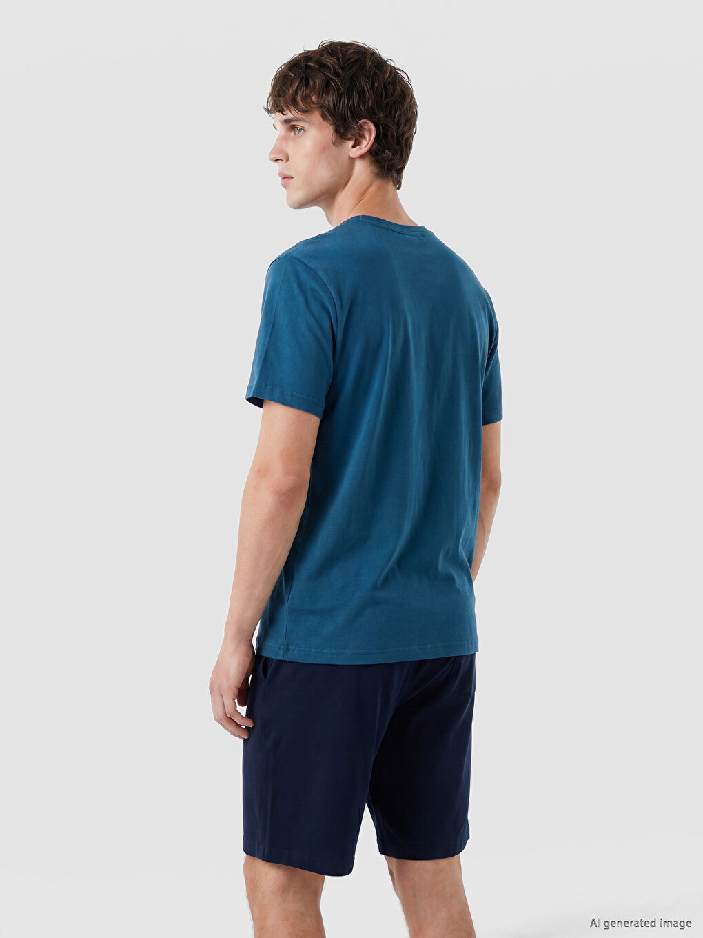 Regular Fit muški kratki pidžama komplet-3