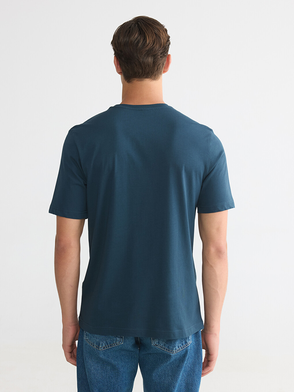 Crew Neck Printed Men's T-Shirt-3