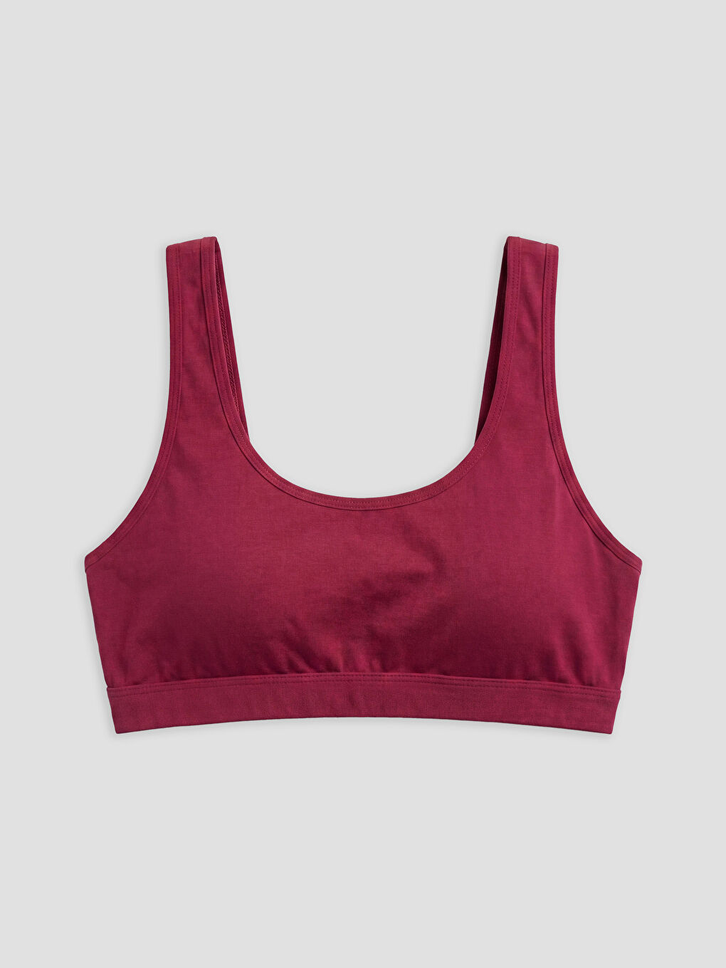 Bordo Balensiz Pedsiz Büstiyer 2'li-1