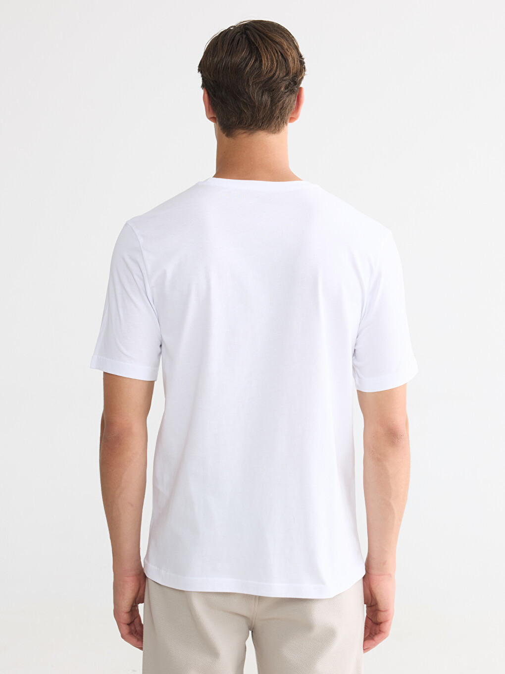 Crew Neck Printed Men's T-Shirt-3