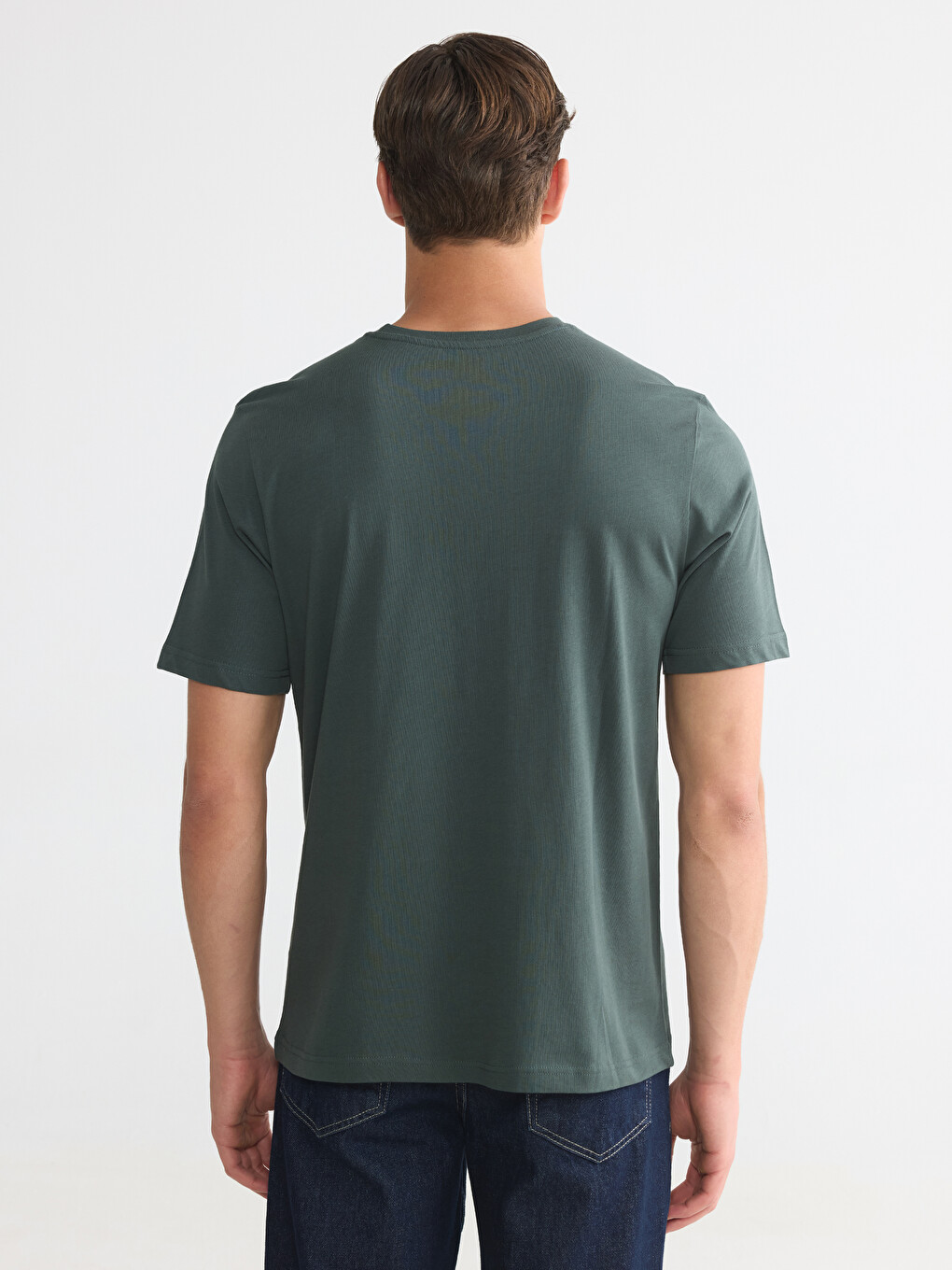 Crew Neck Printed Men's T-Shirt-3