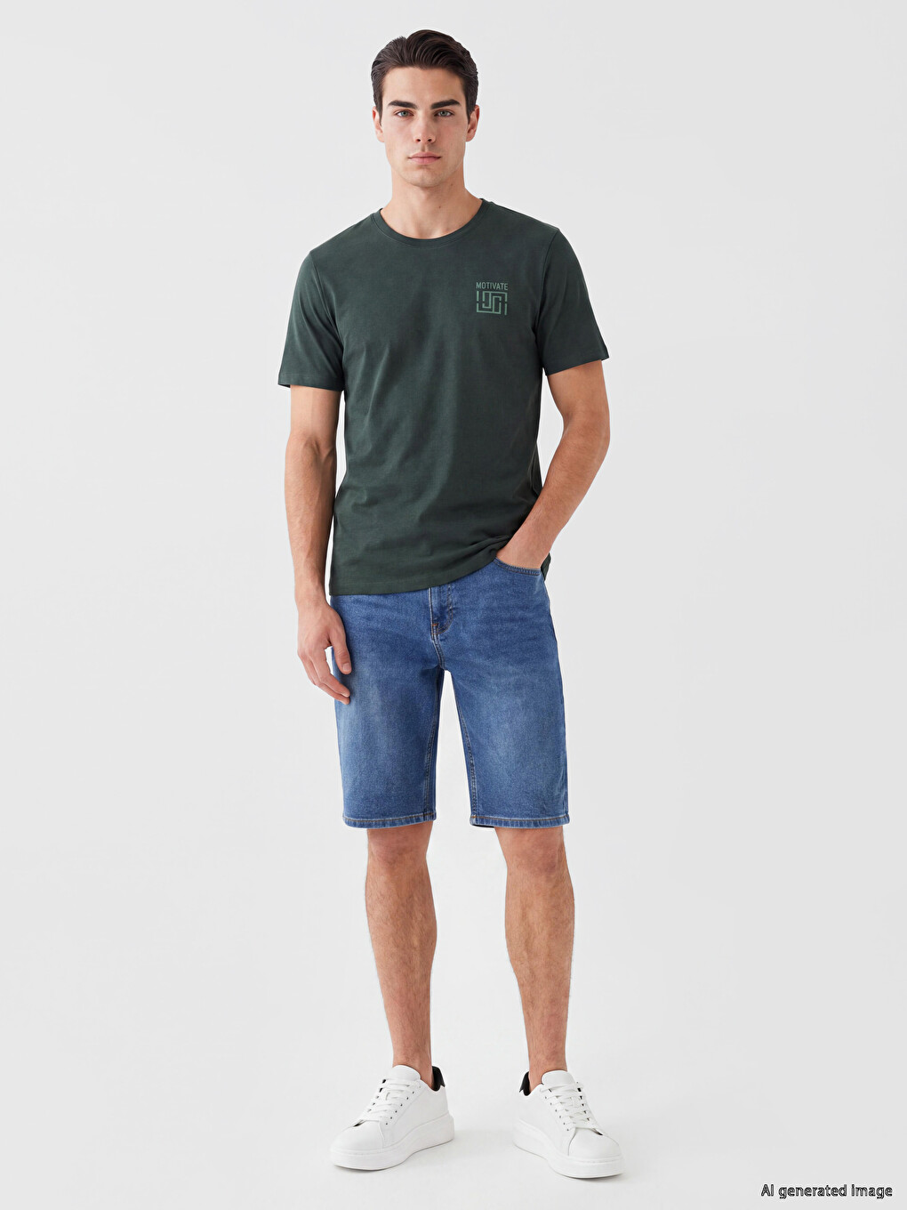 Crew Neck Jersey Men's T-shirt-1