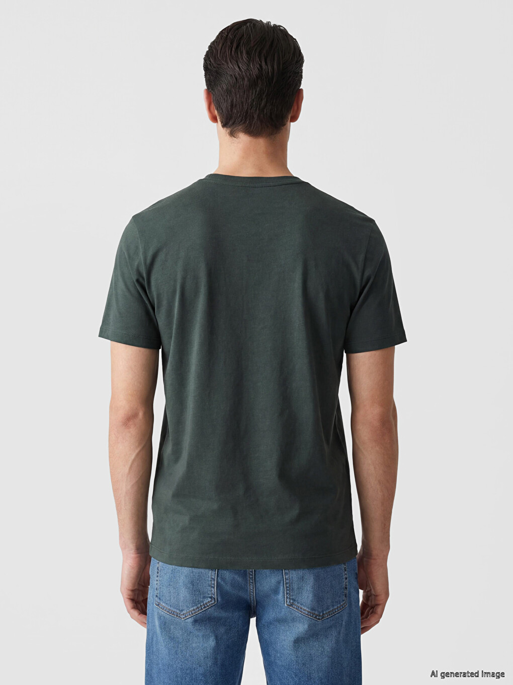 Crew Neck Jersey Men's T-shirt-3