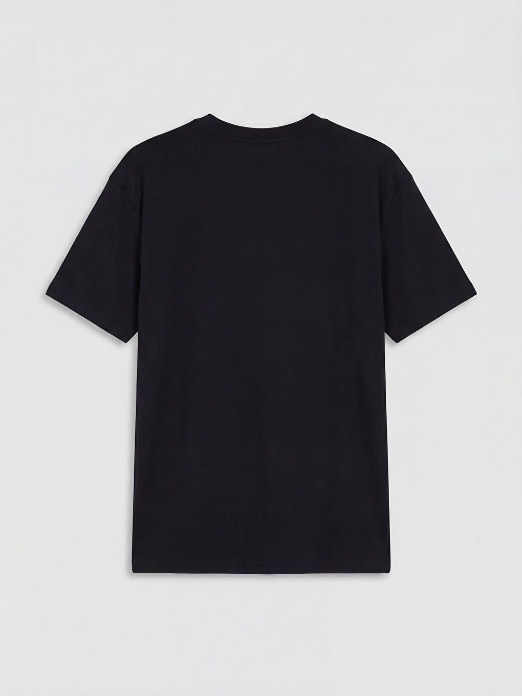 تي شيرت بناتي مطبوع بياقة دائرية-1