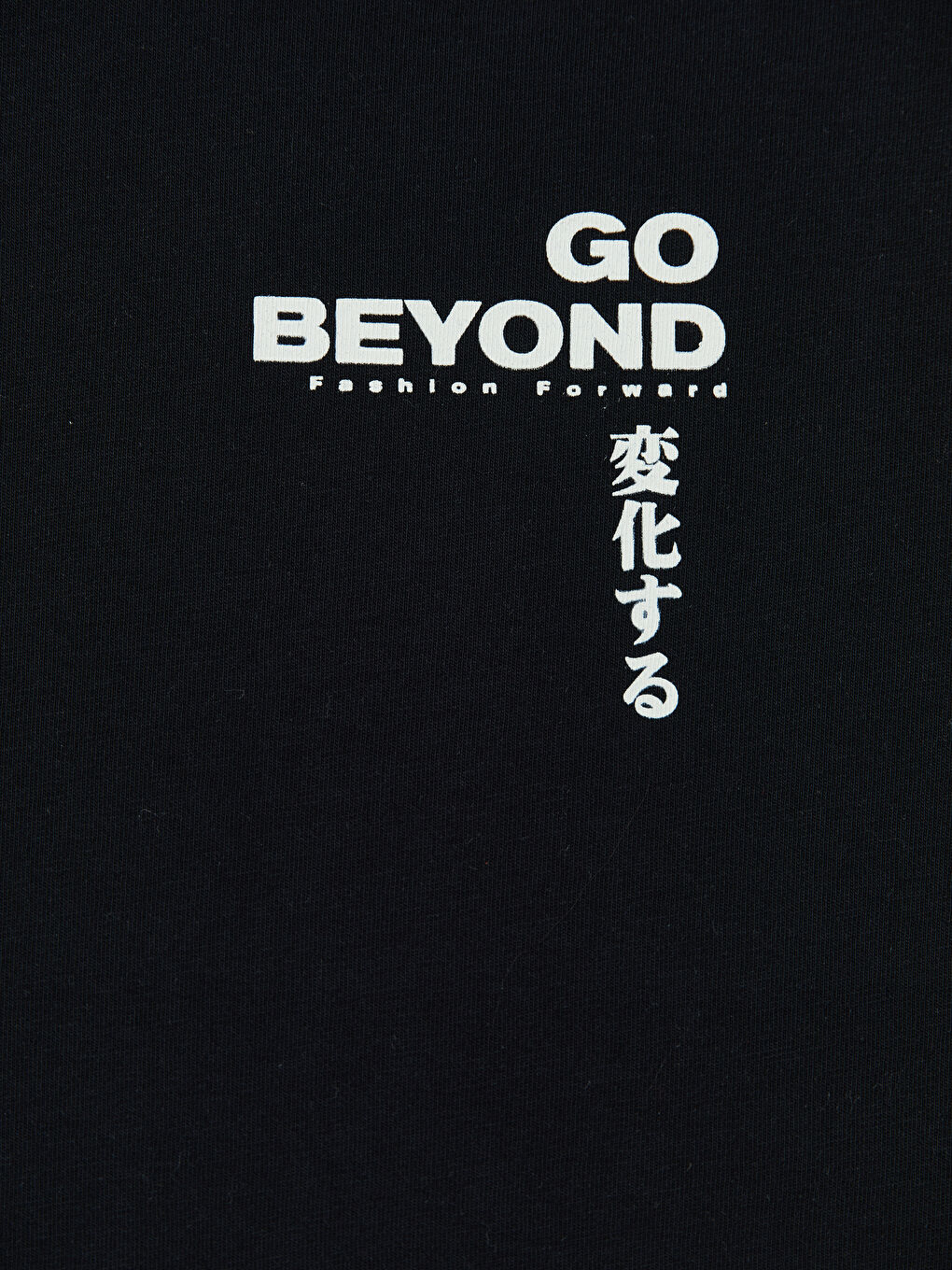 تي شيرت بناتي مطبوع بياقة دائرية-2