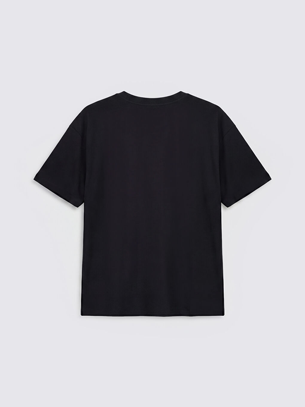 T-shirt à col rond imprimé pour fille-1