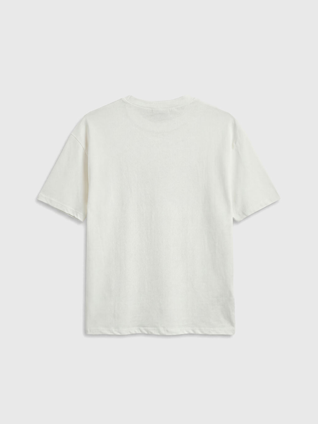 Crew Neck Printed Girls' T-Shirt-1