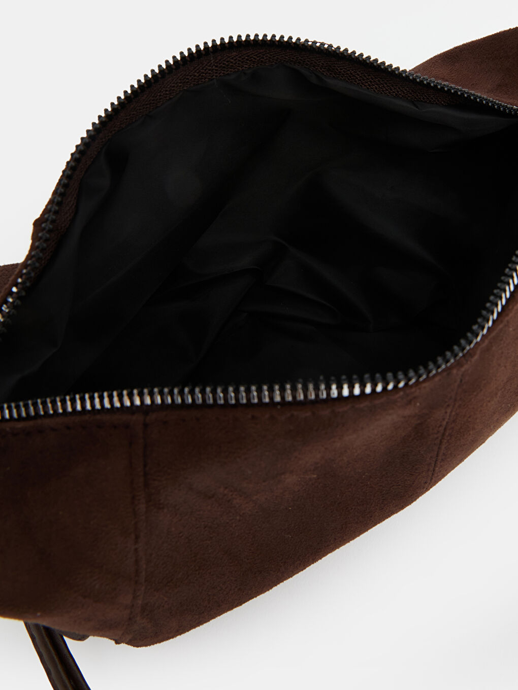 Kahverengi Süet Görünümlü Kadın Omuz Çantası-2