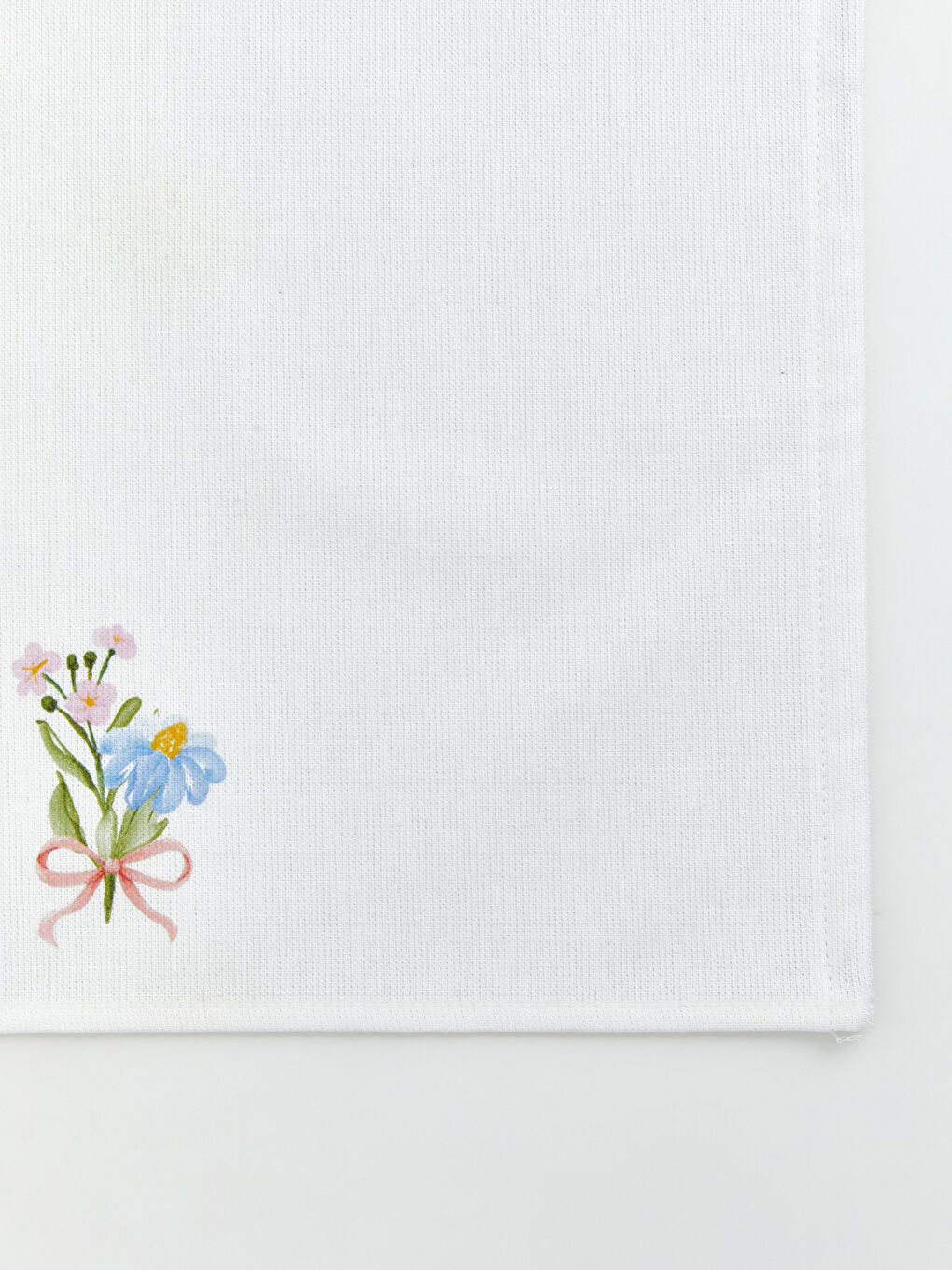 Floral Embroidered Tea Towel 3-Pack 40x50 cm-5