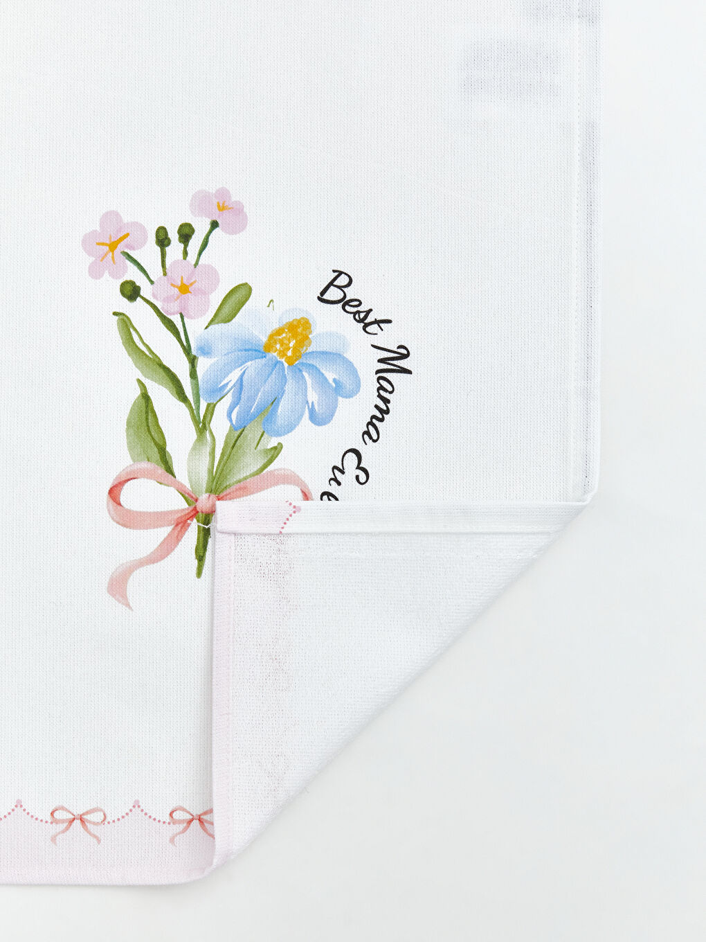 Floral Embroidered Tea Towel 3-Pack 40x50 cm-8