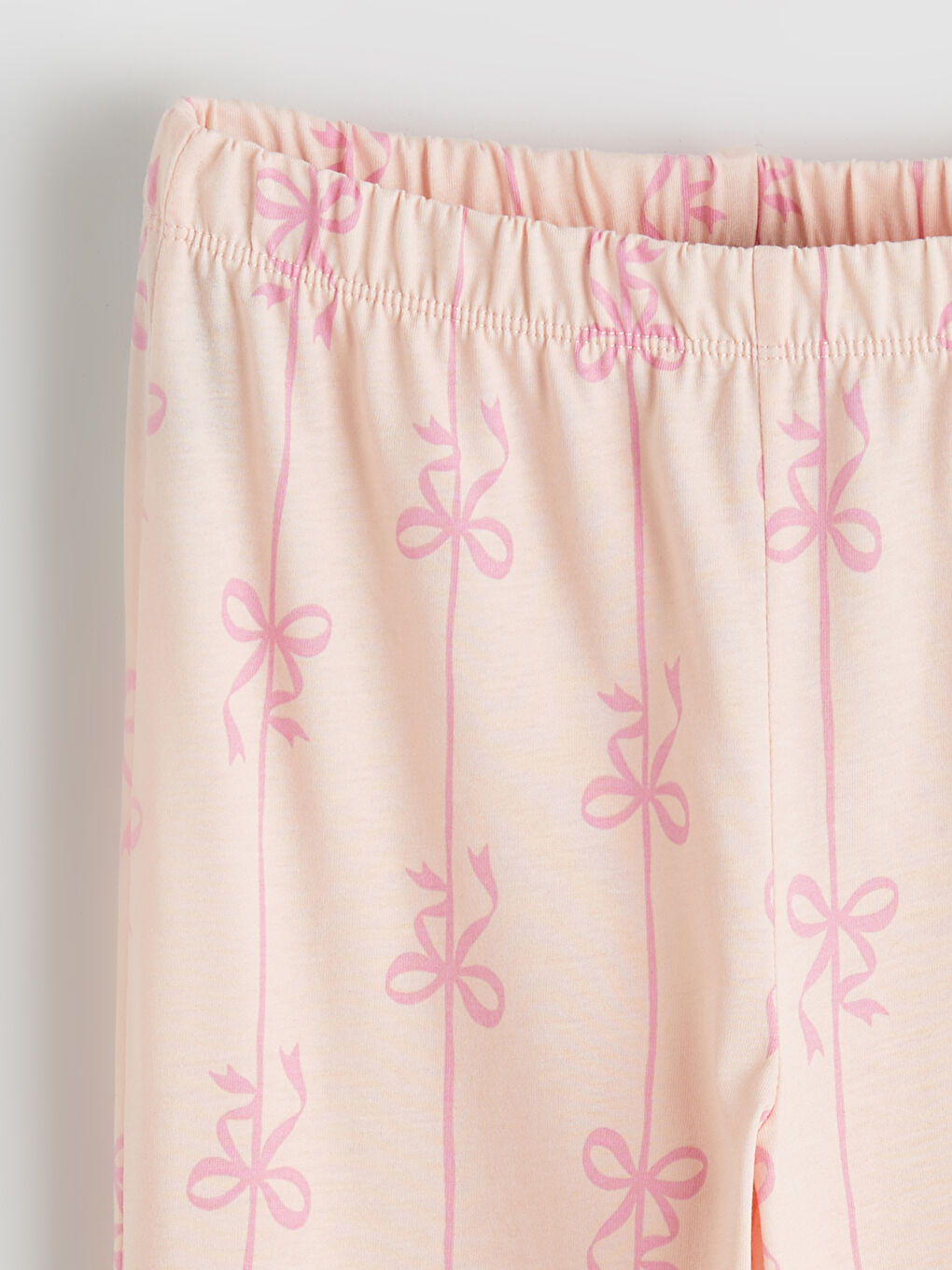 Pembe Fiyonk Baskılı Kız Çocuk Pijama Takım-5