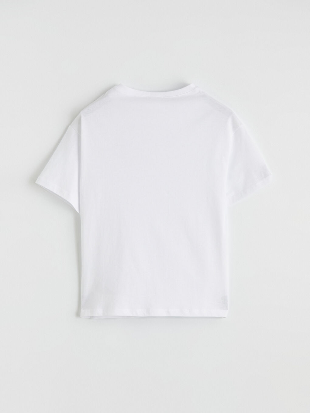 Ekru Bisiklet Yaka Baskılı Kız Çocuk Şortlu Pijama Takımı-3