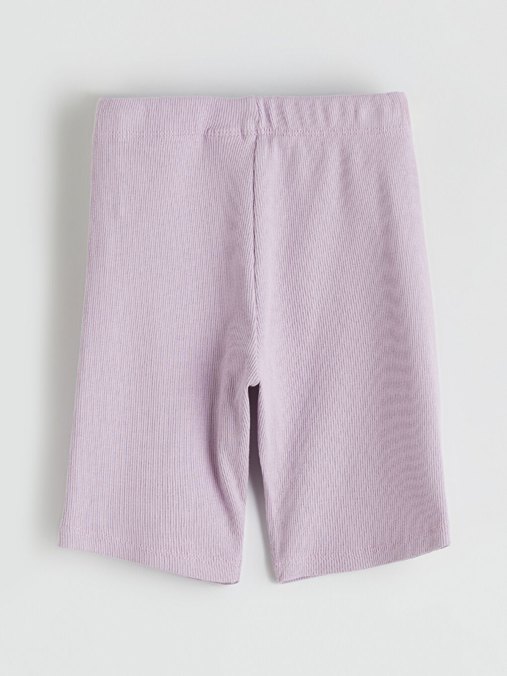 Ekru Bisiklet Yaka Baskılı Kız Çocuk Şortlu Pijama Takımı-6