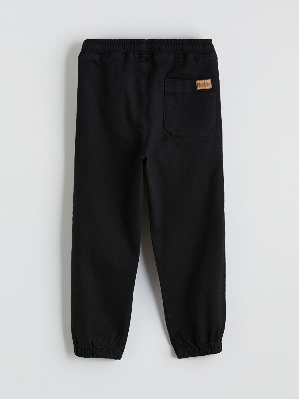 Siyah Standart Fit Erkek Çocuk Gabardin Pantolon-2