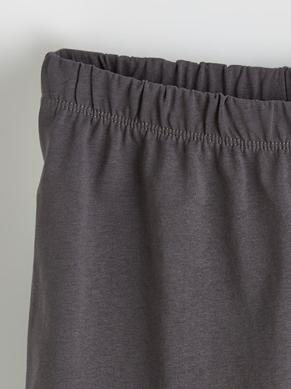 Ekru Baskılı Kız Çocuk Şortlu Pijama Takımı-5